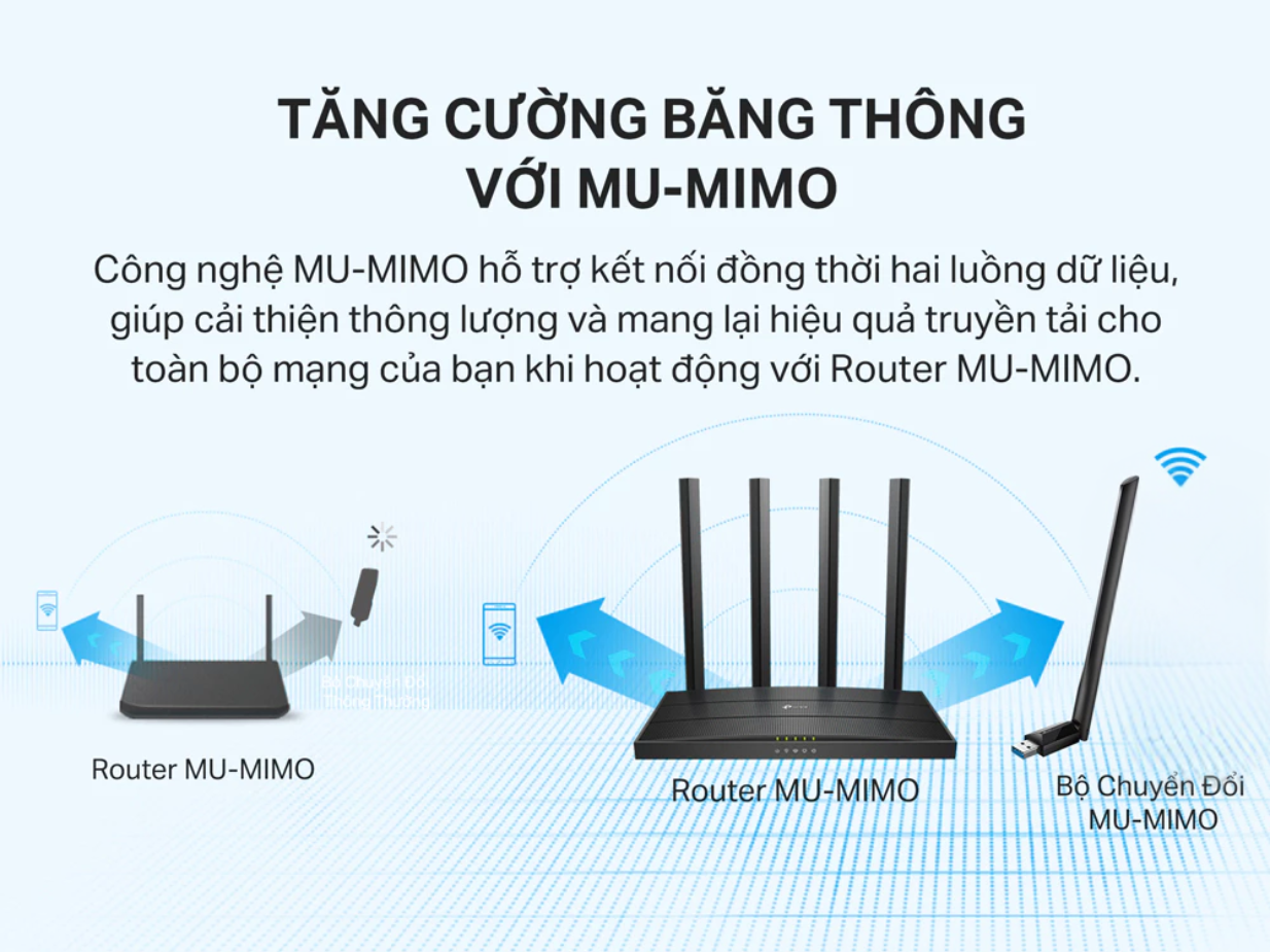 USB Wifi TP-Link T3U Plus băng tần kép AC1300 — ảnh 8