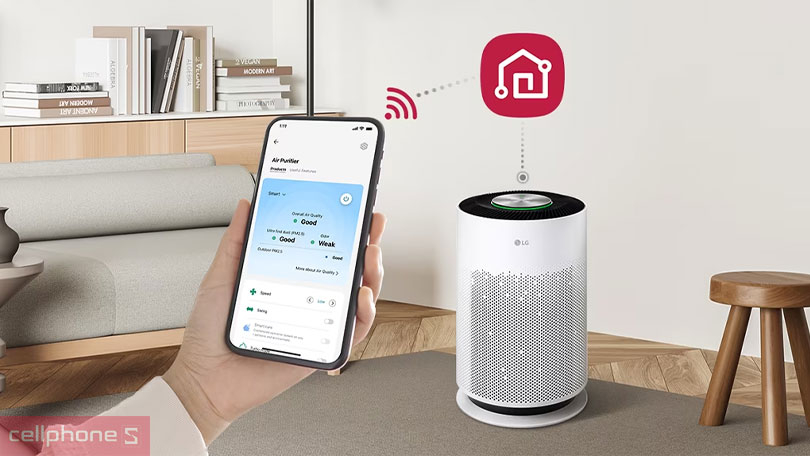 Máy lọc không khí LG Puricare 360 HIT AS60GHWG0 - Chăm sóc sức khỏe cải tiến