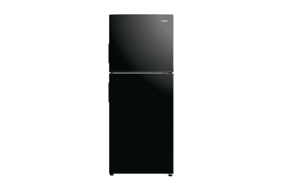 Tủ lạnh Aqua AQR-T220FA(FB) với gam màu đen ánh kim hiện đại và sang trọng cho không gian