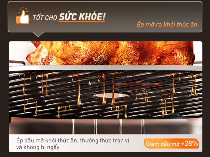 Nồi chiên không dầu Joyoung 6 lít JAF-579 - hình 3