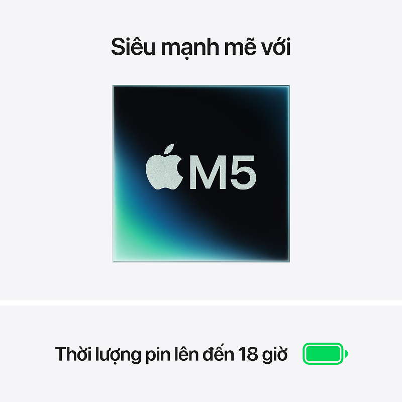MacBook Air 13 M5 2026 10CPU/8GPU/16GB/512GB/30W — ảnh 6