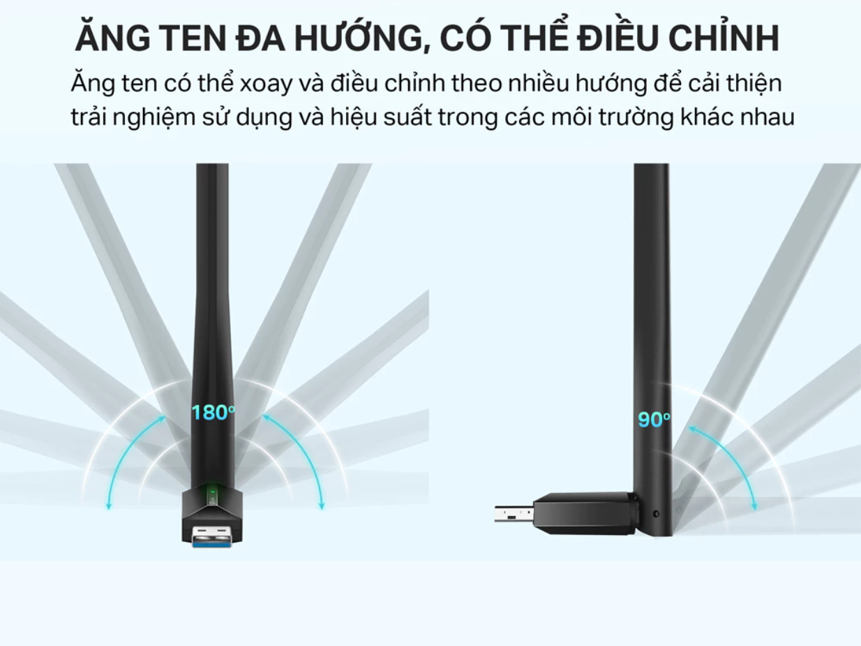 USB Wifi TP-Link T3U Plus băng tần kép AC1300 — ảnh 6
