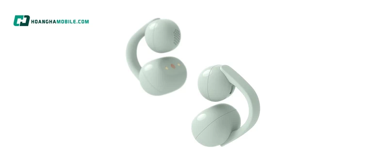 Thiết kế open-ear của tai nghe Sony Clip WF-LC900 định hướng trải nghiệm nghe mở, tối ưu sự thoải mái