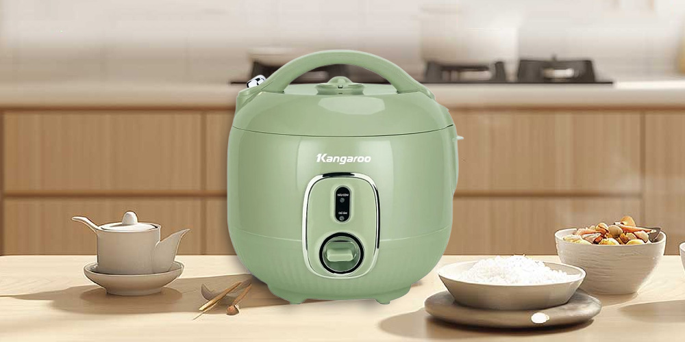 Nồi Cơm Điện Kangaroo KGRC10M1 có quai xách tiện lợi