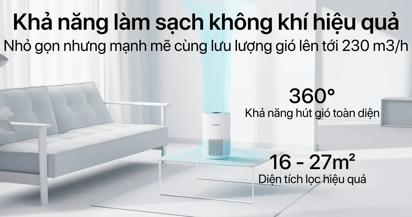 Máy lọc không khí Xiaomi Air Purifier 4 Compact — ảnh 4