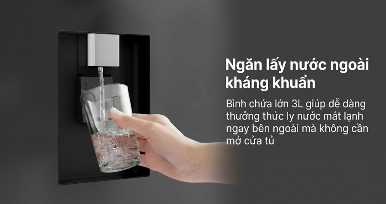 Tủ lạnh Panasonic ngăn đá dưới 377L ngăn đông mềm 2021 (NR-BX421GPKV) — ảnh 6