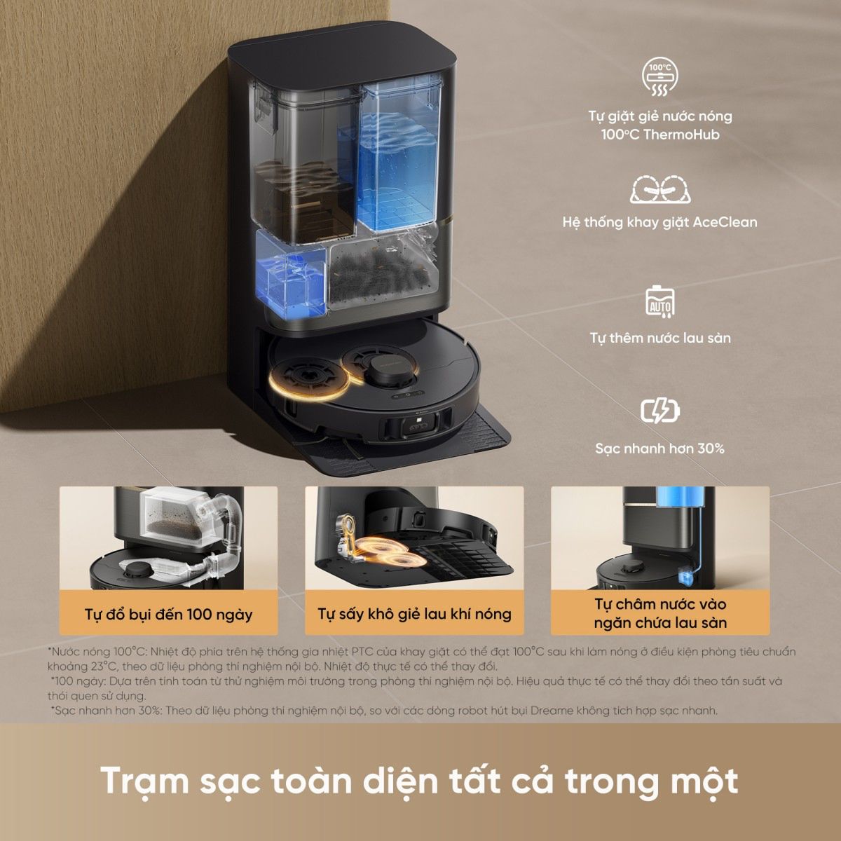 Robot hút bụi lau nhà Dreame L50s Pro Ultra — ảnh 10