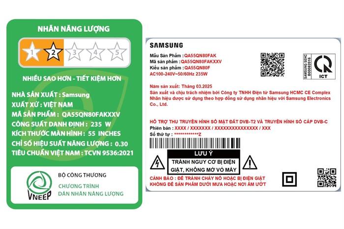 Samsung Smart TV Neo QLED QA55QN80F — ảnh 7
