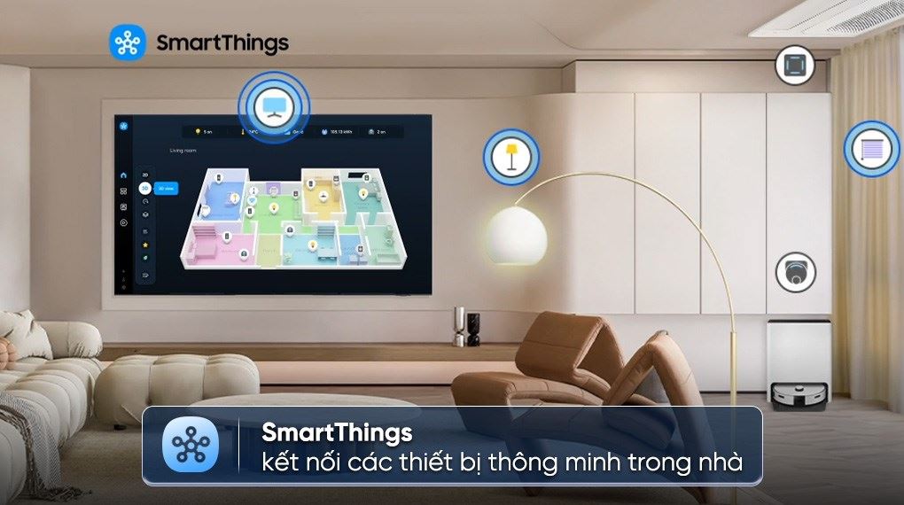 SmartThings - Smart Tivi OLED Samsung AI 4K 65 inch QA65S90F