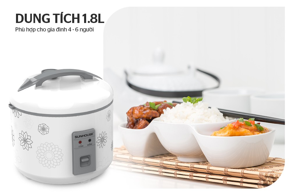 Nồi Cơm Điện SHD8603 1.8 Lít — ảnh 2