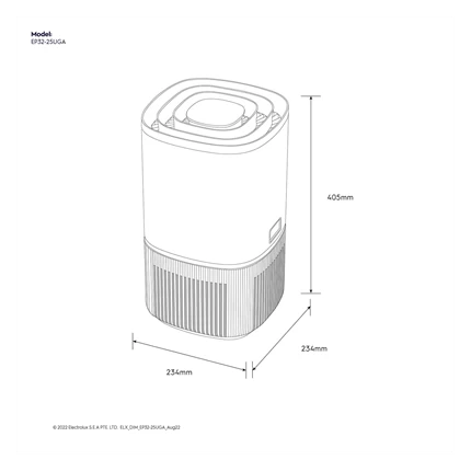 Máy lọc không khí Electrolux EP32-25UGA 25W — ảnh 6