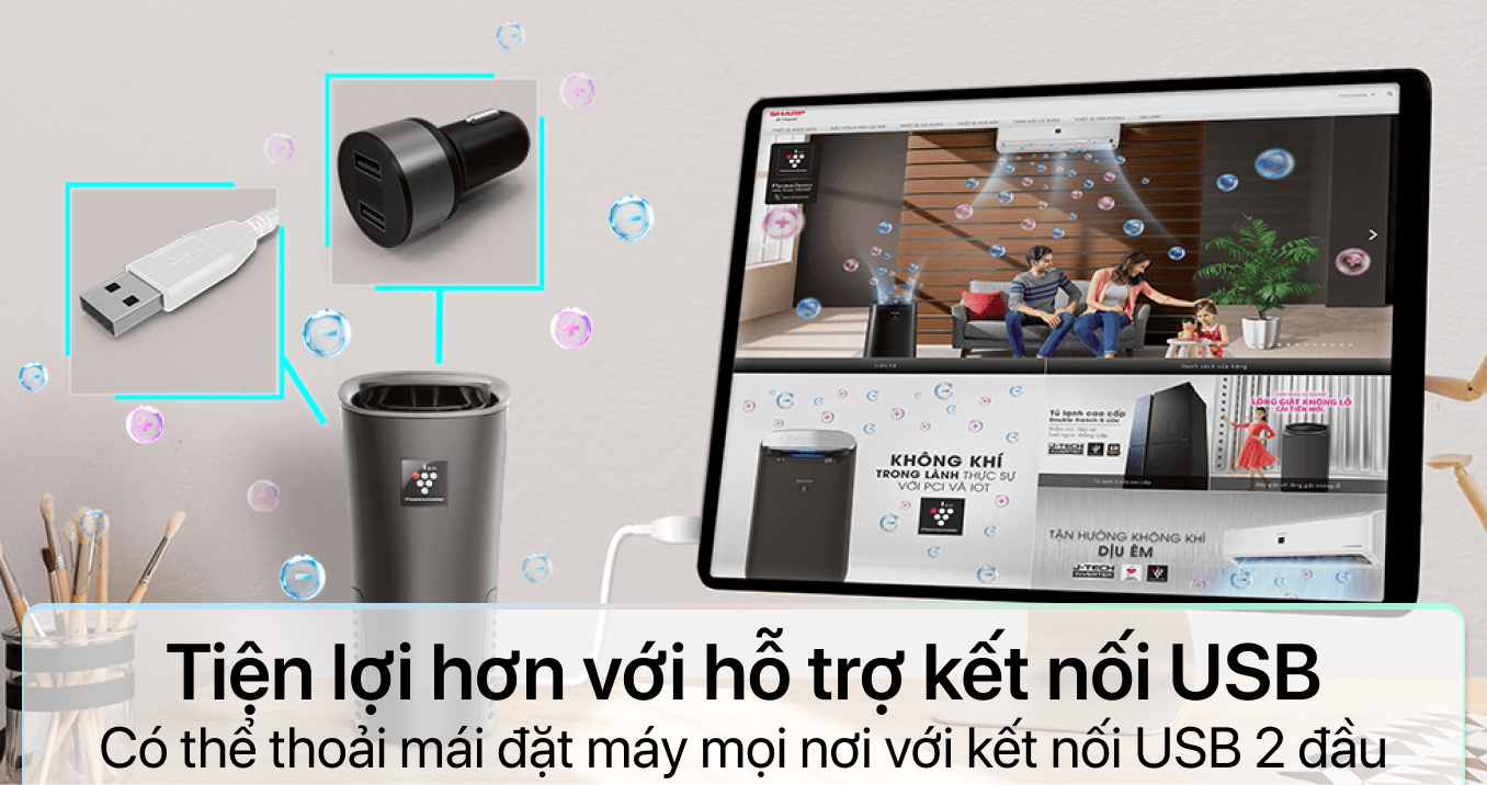 Máy lọc không khí ô tô Sharp IG-NX2E — ảnh 9