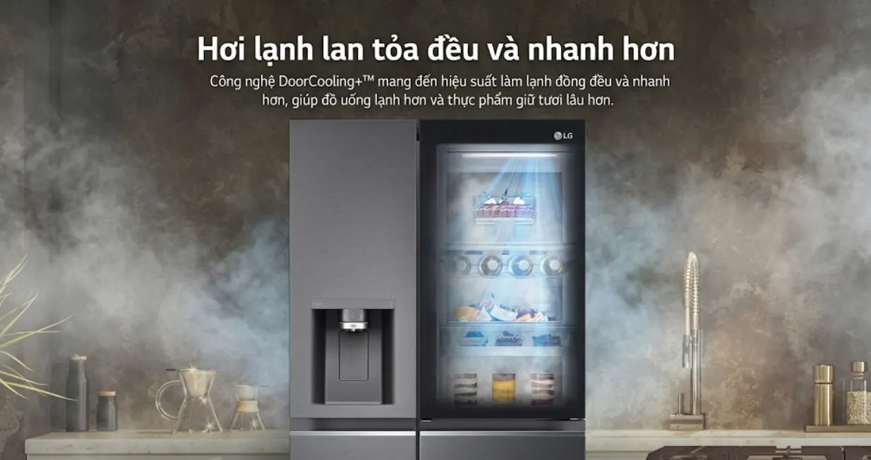 Tủ lạnh LG Side By Side 635 lít 2023 (GR-X257BL) — ảnh 7