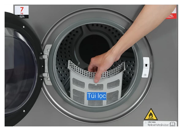 Máy sấy thông hơi 7 kg Toshiba TD-H80SEV(SK) — ảnh 8