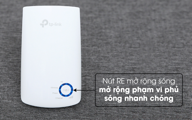 Mở rộng sóng nhanh chóng - Repeater Wifi 300Mbps TP-Link TL-WA850RE Trắng