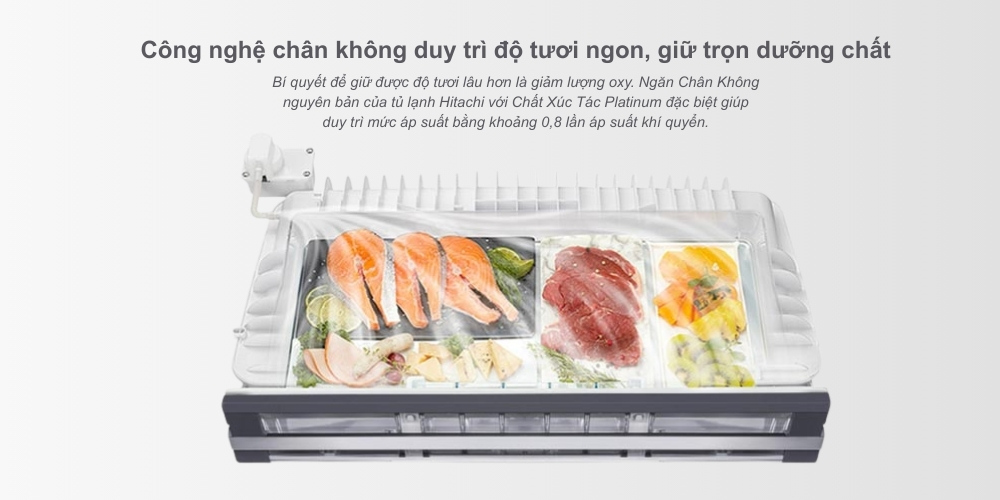 Tủ Lạnh Inverter R-GW670TV XK duy trì độ tươi và giá trị dinh dưỡng thực phẩm