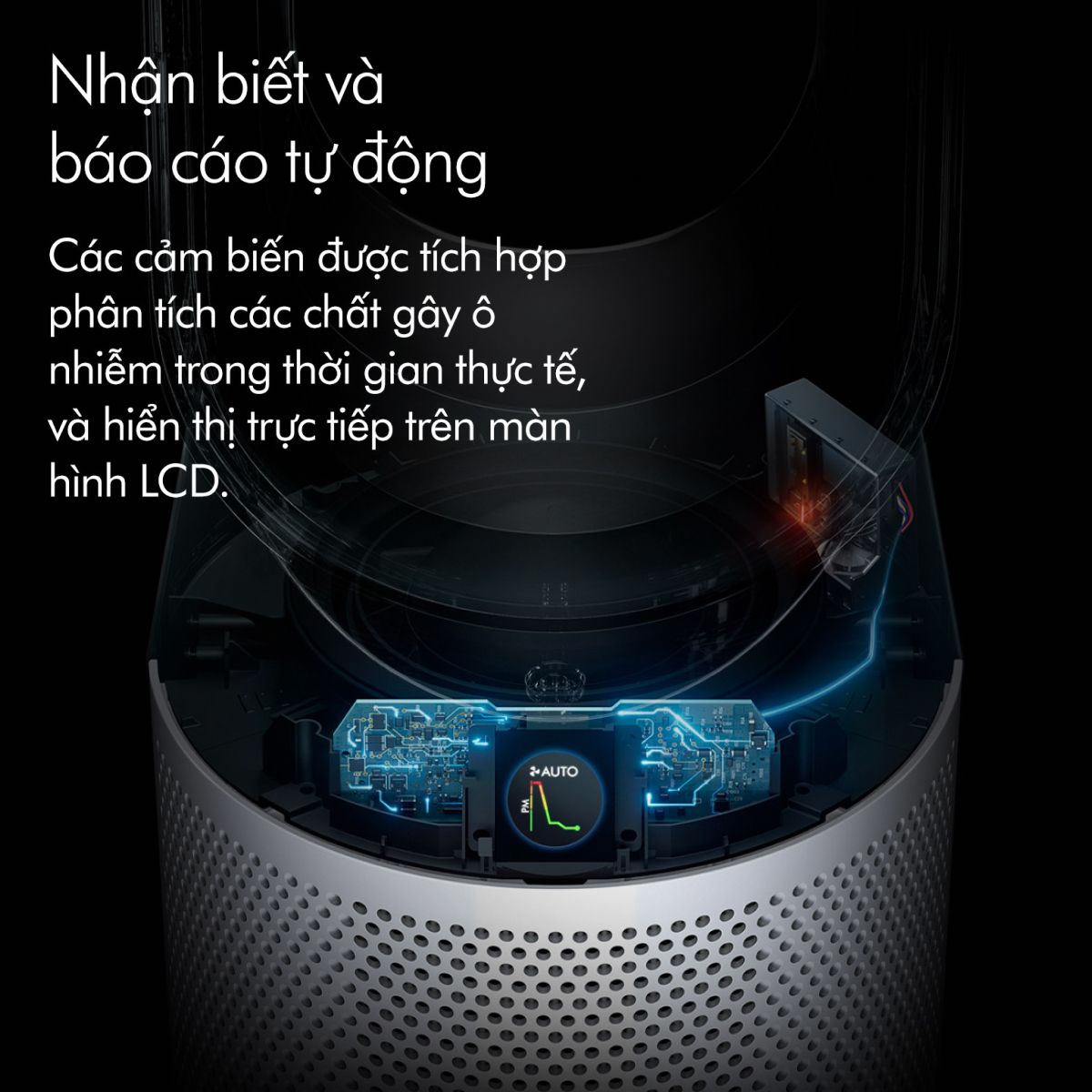 Máy lọc không khí kết hợp quạt Dyson Pure Cool Tower TP10 — ảnh 5