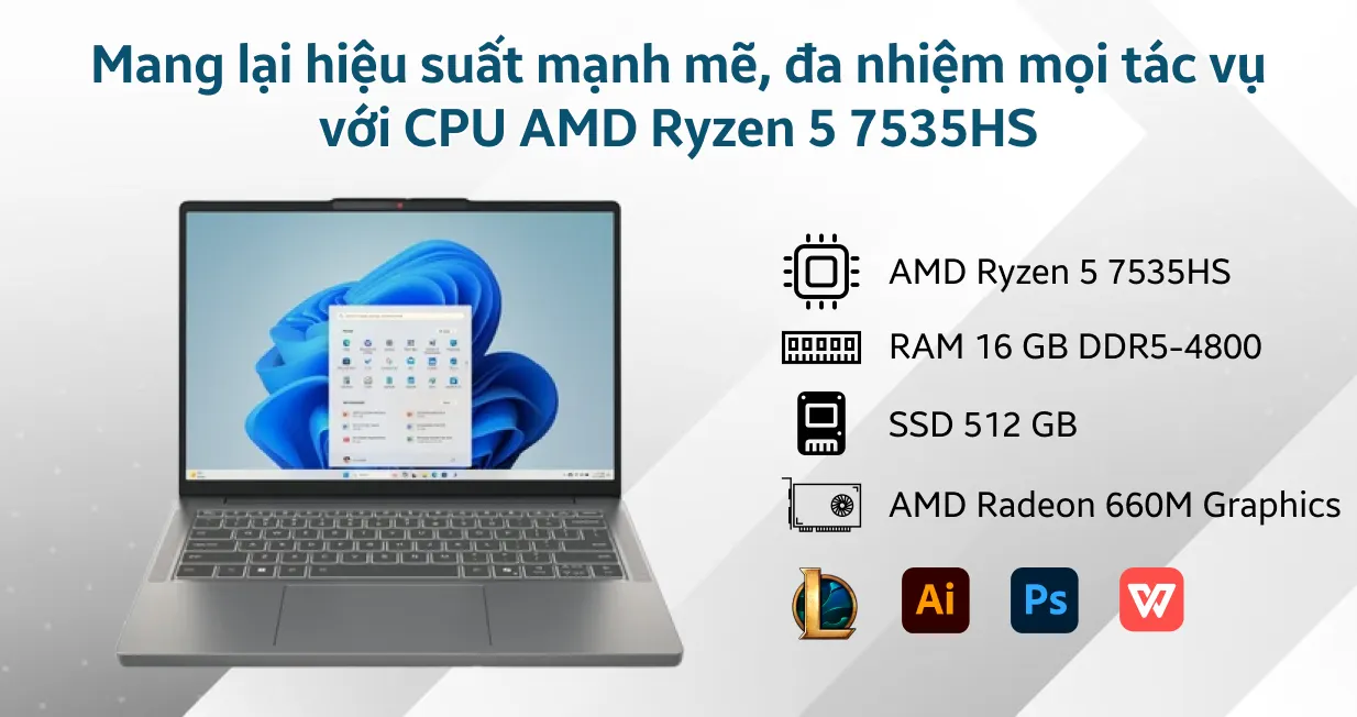 Lenovo IdeaPad Slim 3 14ARP10 83K600E9VN — ảnh 3