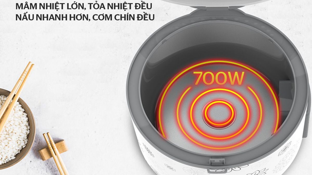 Sunhouse SHD8603 hoạt động với công suất 700W