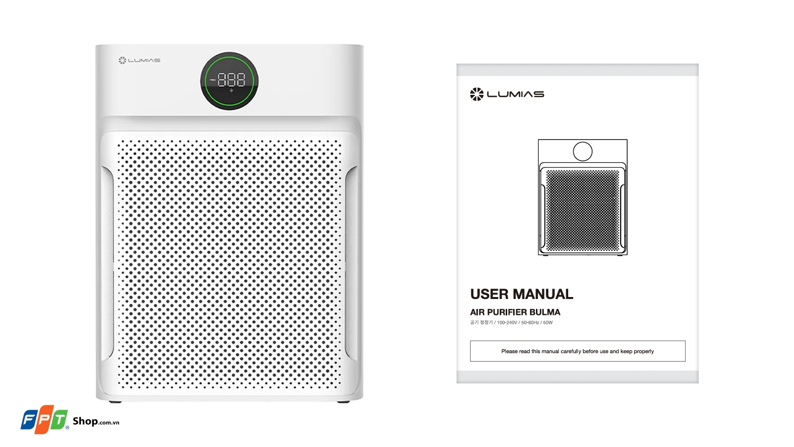 Máy lọc không khí Lumias Bulma 50W — ảnh 7