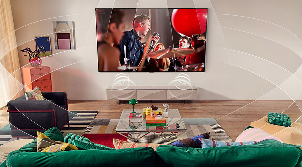 AI Sound Pro giả lập 9.1.2 kênh Tivi LG QNED AI 4K 75 Inch 75QNED80ASA