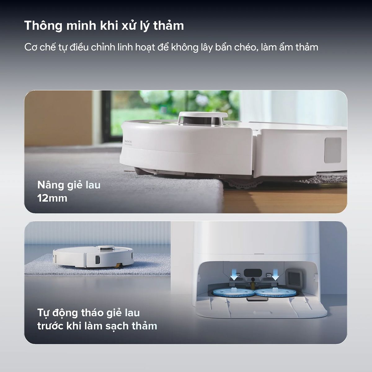 Robot hút bụi lau nhà Roborock Qrevo 2 Pro — ảnh 7