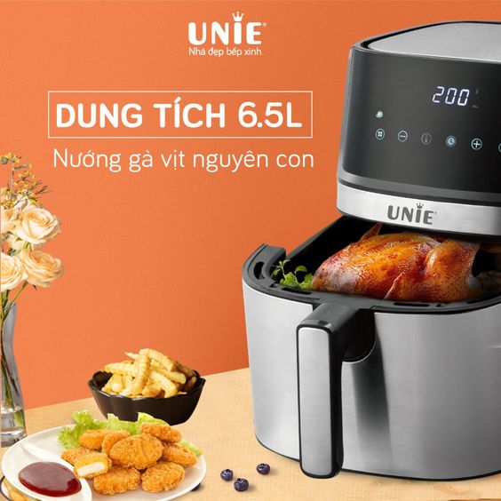 Dung tích nồi chiên không dầu Unie UE-600