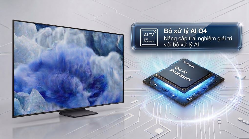 Smart Tivi QLED Samsung AI 4K 55 inch QA55Q8F5 - Công nghệ hình ảnh
