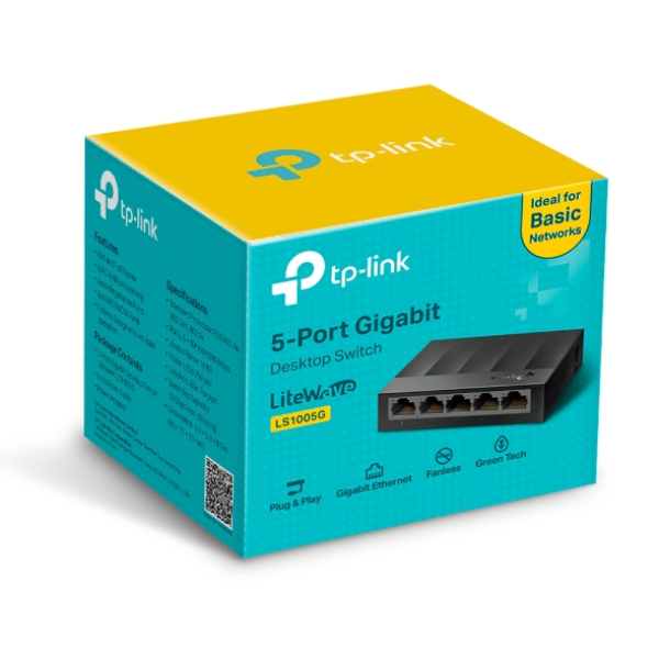 Bộ chia mạng TP-Link LS1005G 5-Port 10/100/1000 Mbps — ảnh 5