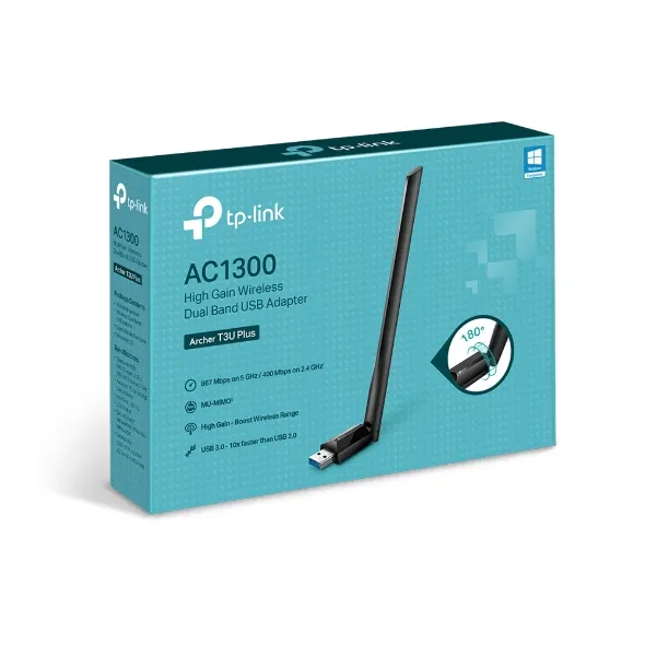 USB Wifi TP-Link T3U Plus băng tần kép AC1300 — ảnh 3