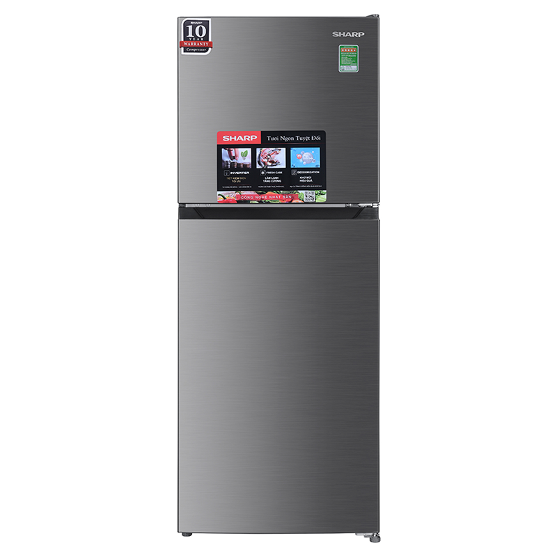 Tủ lạnh ngăn đá trên Sharp Inverter 197 lít SJ-X215V-SL — ảnh 2