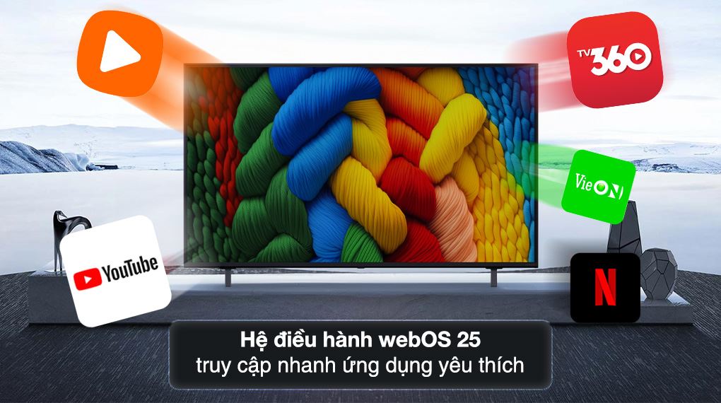 Hệ điều hành - Smart Tivi NanoCell LG AI 4K 55 inch 55NANO80ASA
