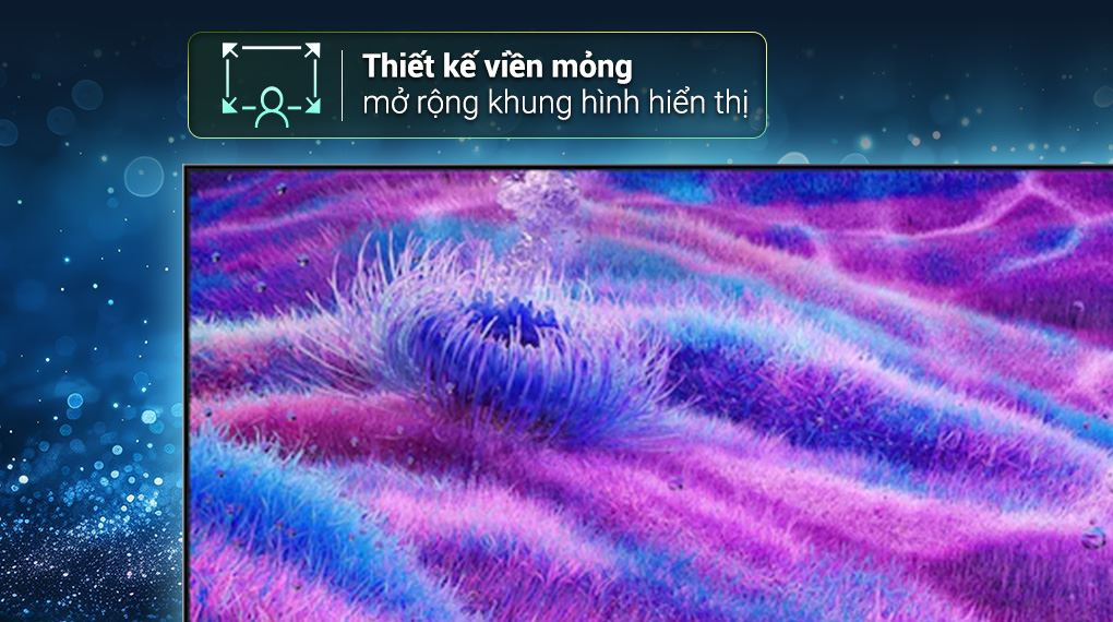Smart Tivi Neo QLED Samsung AI 4K 55 inch QA55QN80F - Viền tivi