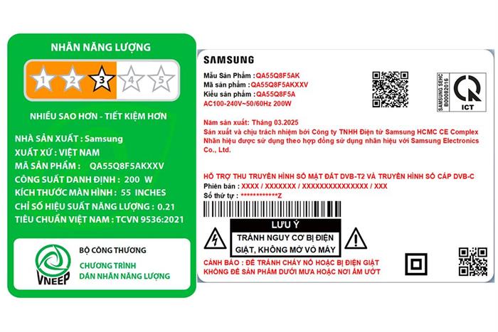 Samsung Smart TV QLED QA55Q8F5 — ảnh 6
