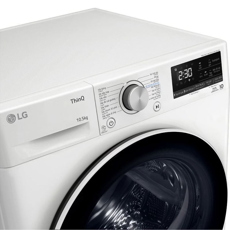 Máy sấy bơm nhiệt LG DUAL Inverter 10.5 kg DVHP50W — ảnh 8