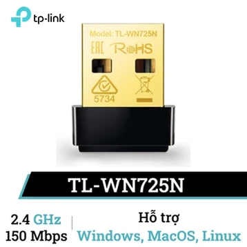 USB Wifi siêu nhỏ chuẩn N tốc 150Mbps TP-Link TL- WN725N — ảnh 1