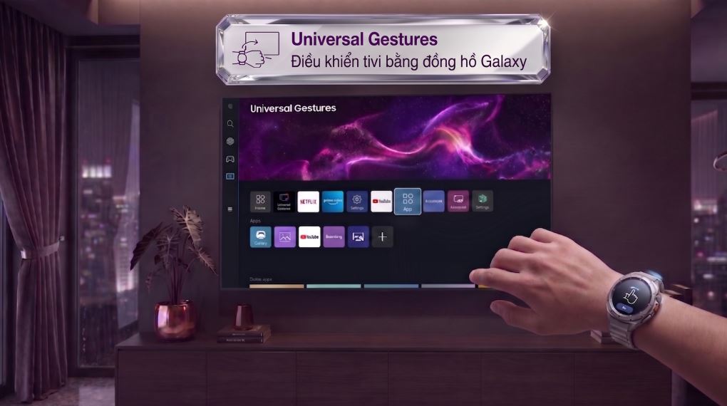 Smart Tivi Crystal UHD Samsung 4K 65 inch UA65U8550F - Tiện ích