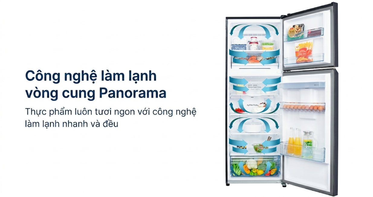 Tủ lạnh Panasonic 170L 2020 NR-BA190PPVN — ảnh 3