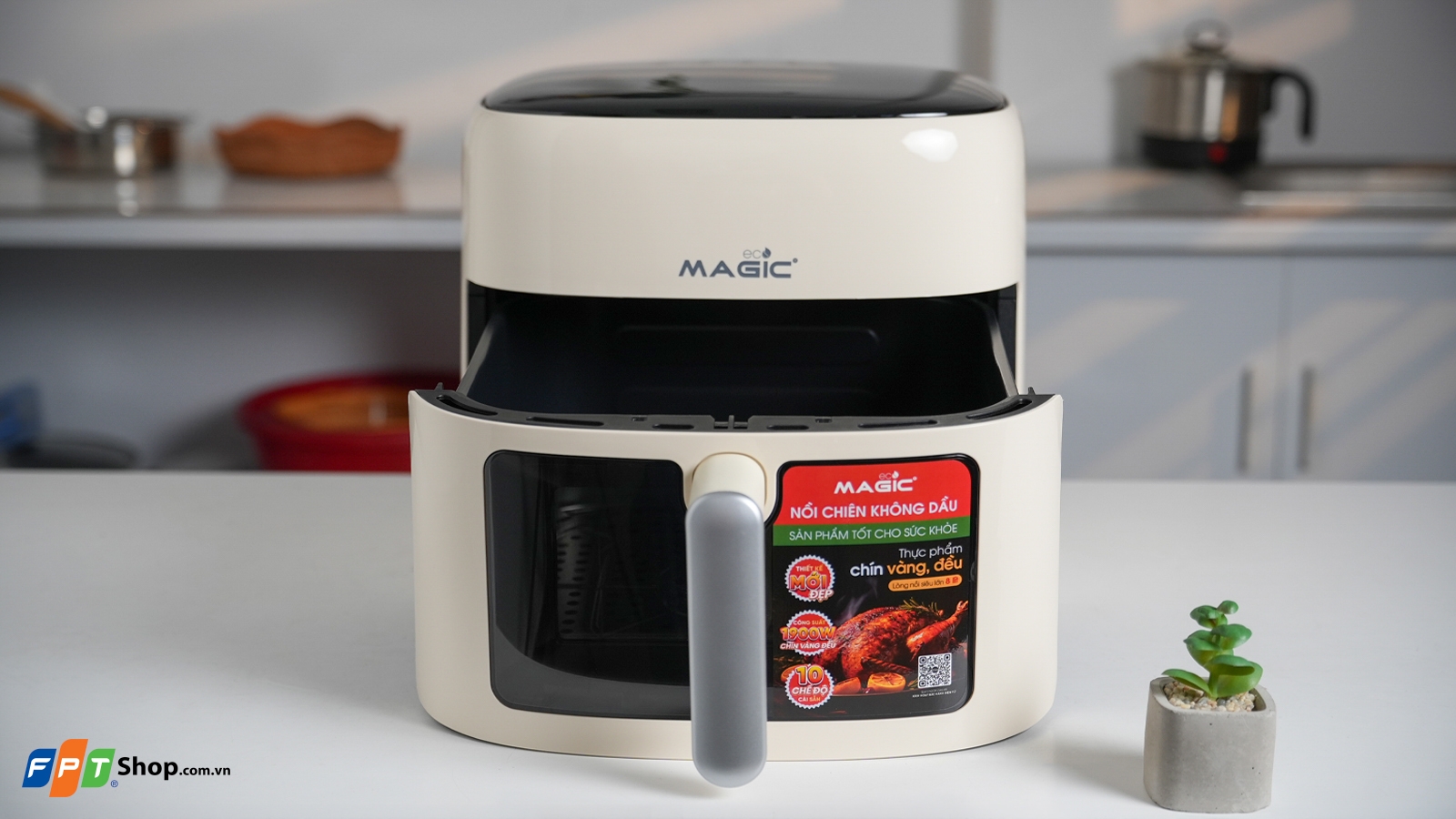 Nồi chiên không dầu điện tử Magic Eco 8 lít AC-164 — ảnh 4