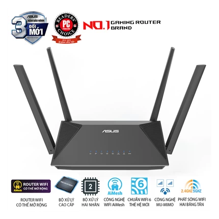 Router Wifi 6 băng tần kép Asus RT-AX52 AX1800 — ảnh 3