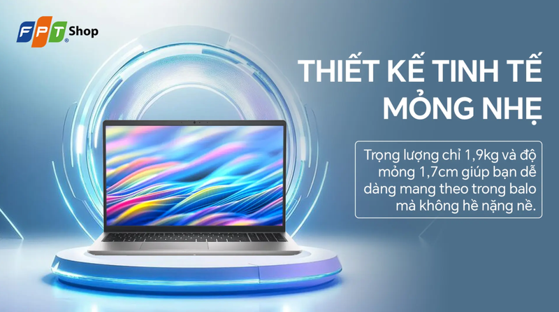 Dell 15 DC15250 i5 - Thiết kế thanh lịch, bền bỉ theo thời gian