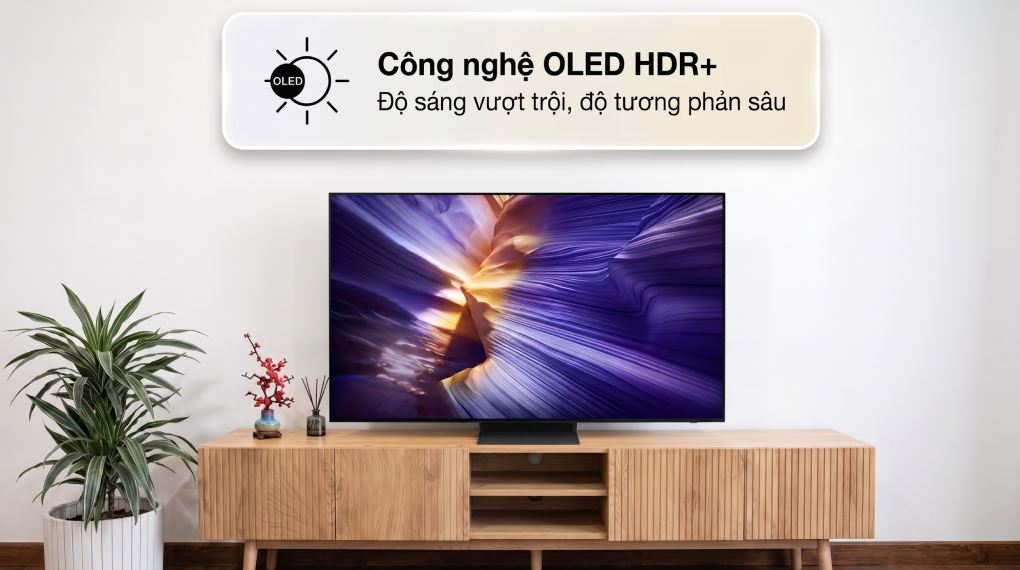 OLED HDR+ - Smart Tivi OLED Samsung AI 4K 65 inch QA65S90F