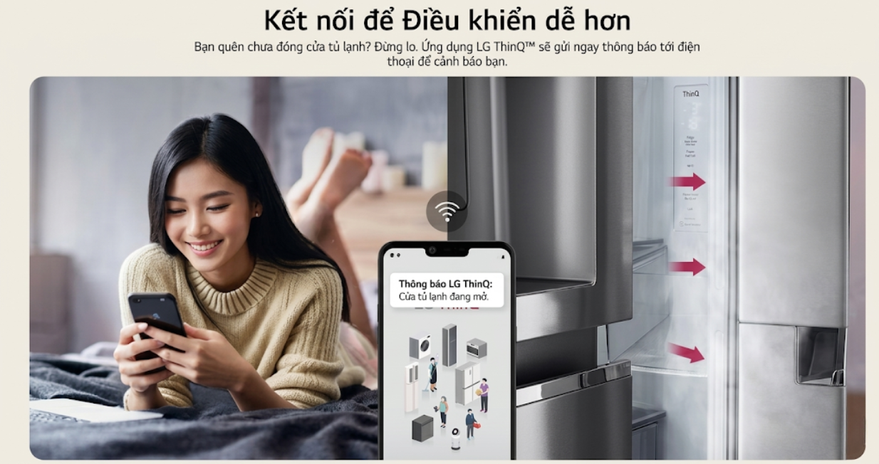 Tủ lạnh LG Side By Side 635 lít 2023 (GR-X257BL) — ảnh 10