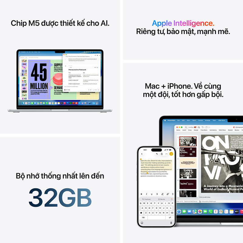 MacBook Air 13 M5 2026 10CPU/8GPU/16GB/512GB/30W — ảnh 10
