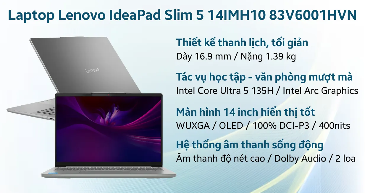 Lenovo IdeaPad Slim 5 14IMH10 83V6001HVN — ảnh 2