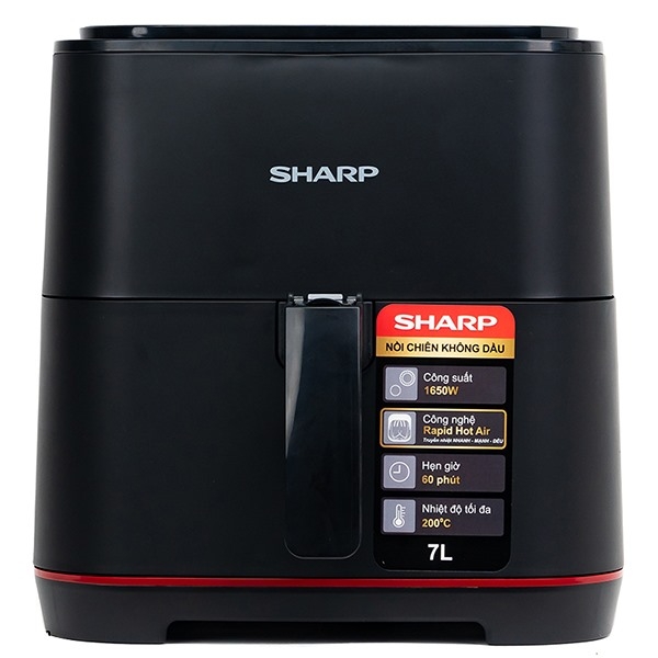 Nồi chiên không dầu Sharp 5.5 lít KF-AF70EV-BK — ảnh 2