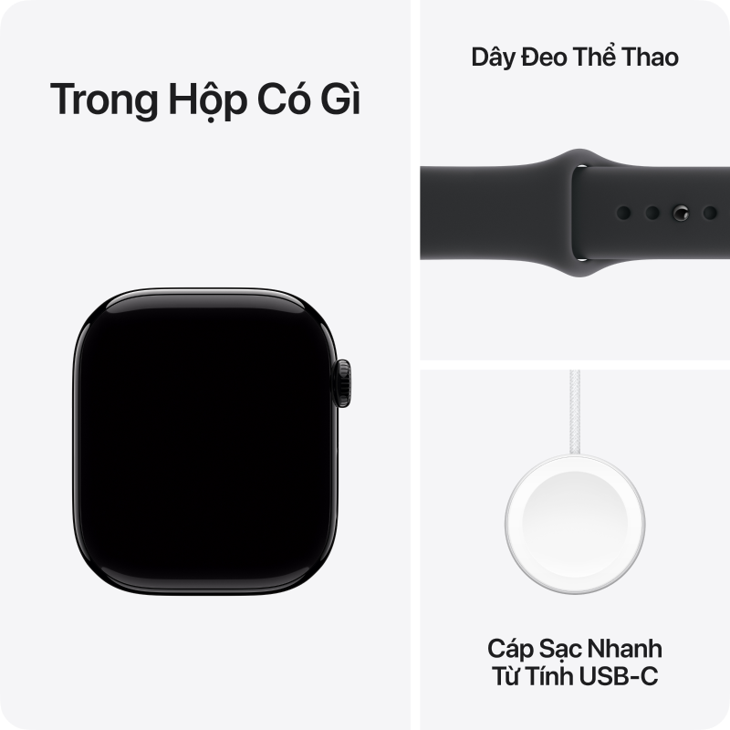 Apple Watch Series 11 GPS 46mm Viền nhôm dây cao su — ảnh 9