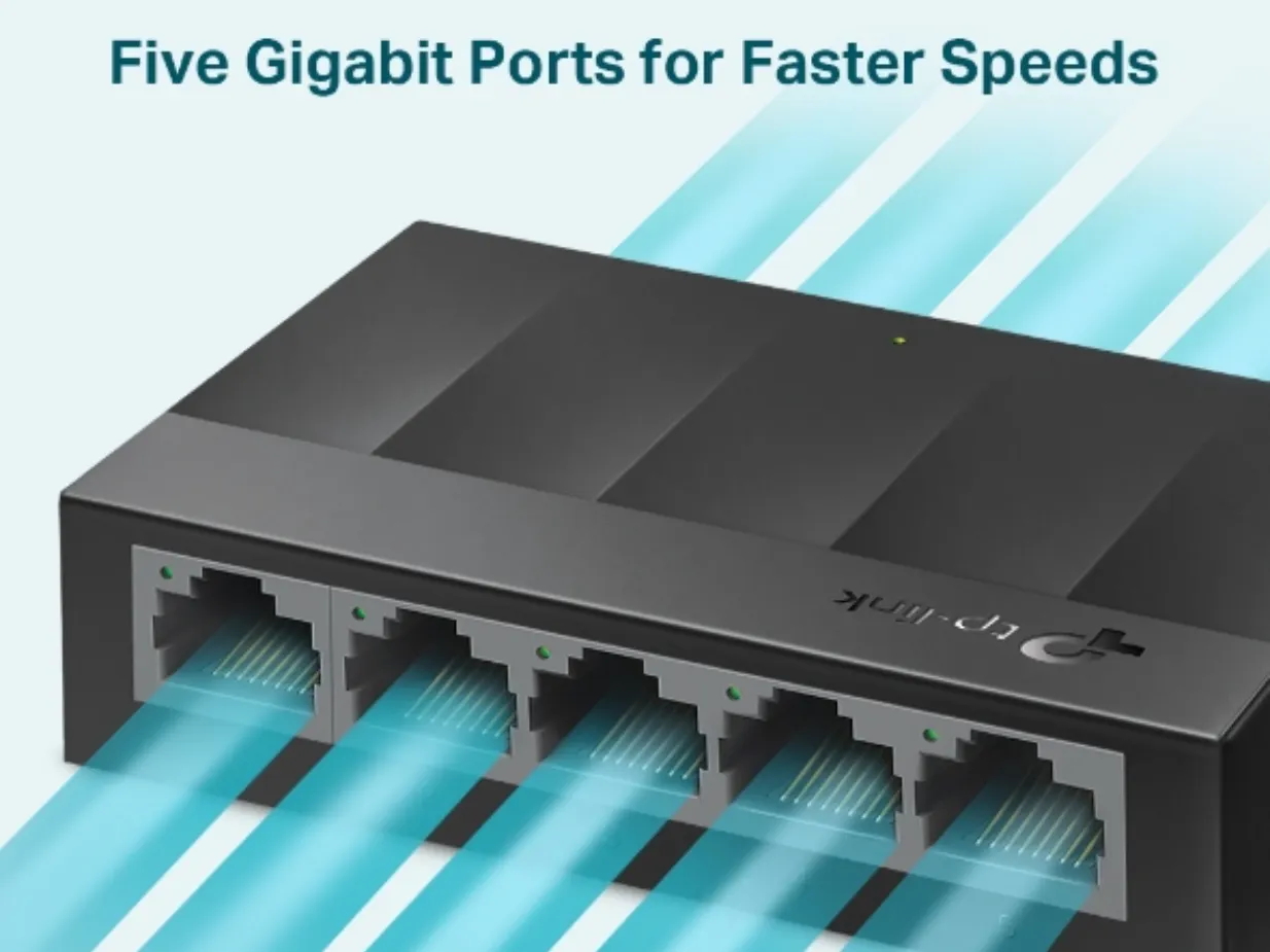 Bộ chia mạng TP-Link LS1005G 5-Port 10/100/1000 Mbps — ảnh 7