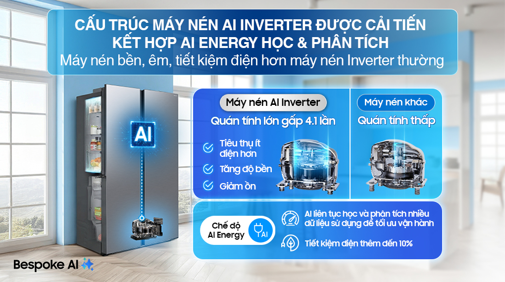 Inverter 583 Lít Side By Side RS57DG400EM9SV — ảnh 7