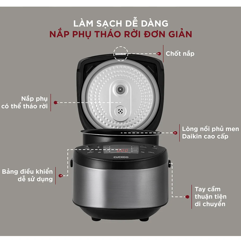 Nồi Cơm Điện Tử CR-0680F 1.08 Lít — ảnh 8